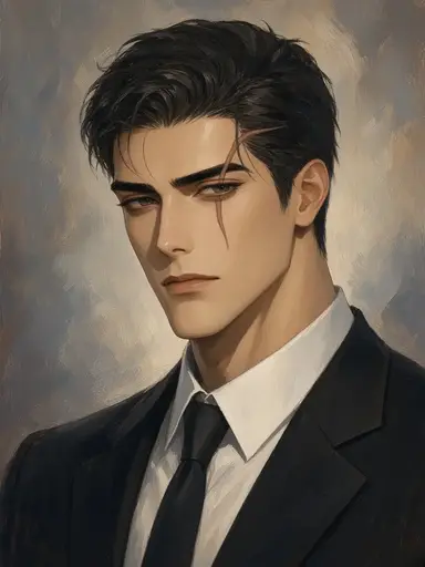 The Scarred Husband at the Table
