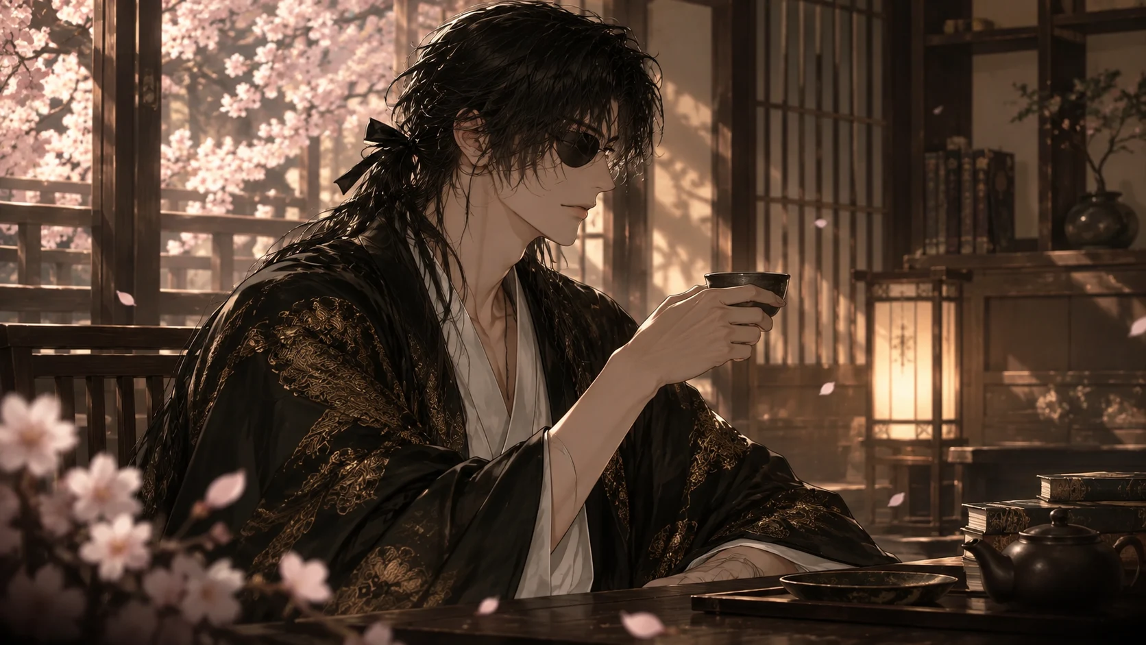 Le shogun à Yoshiwara