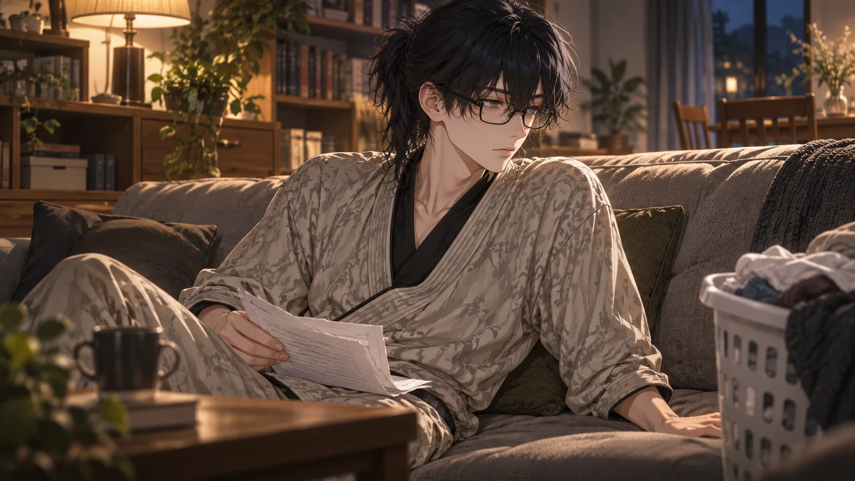 Le cousin romancier débraillé