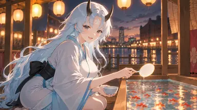 Ma petite amie oni a toujours une farce d’avance