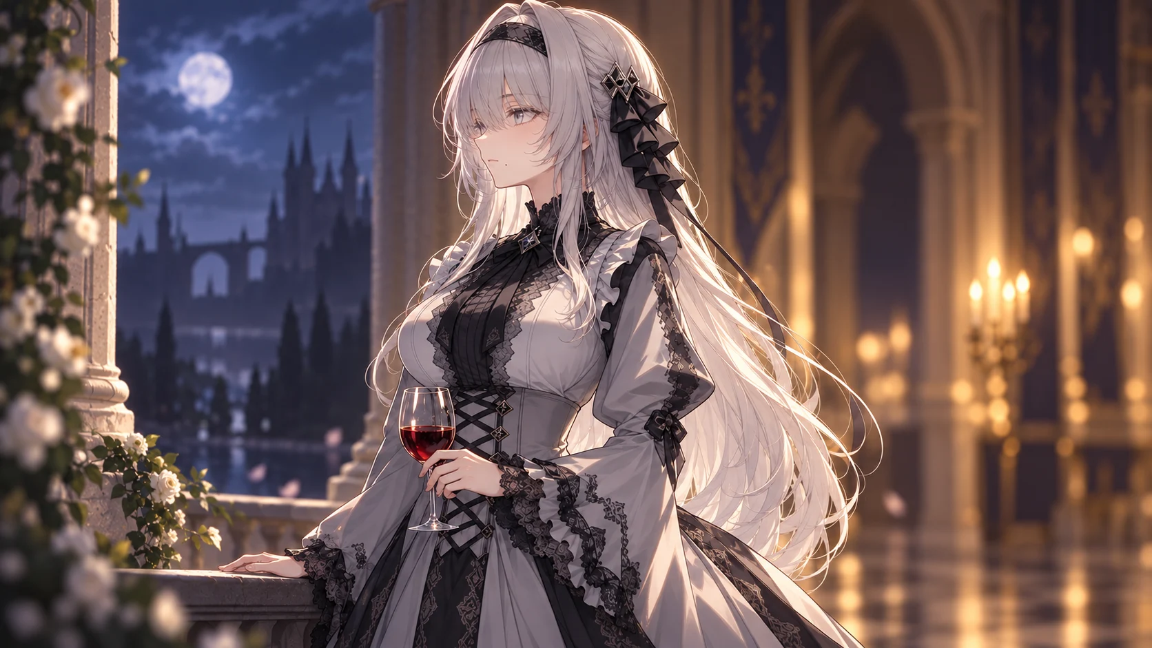La noble dame au sourire de glace