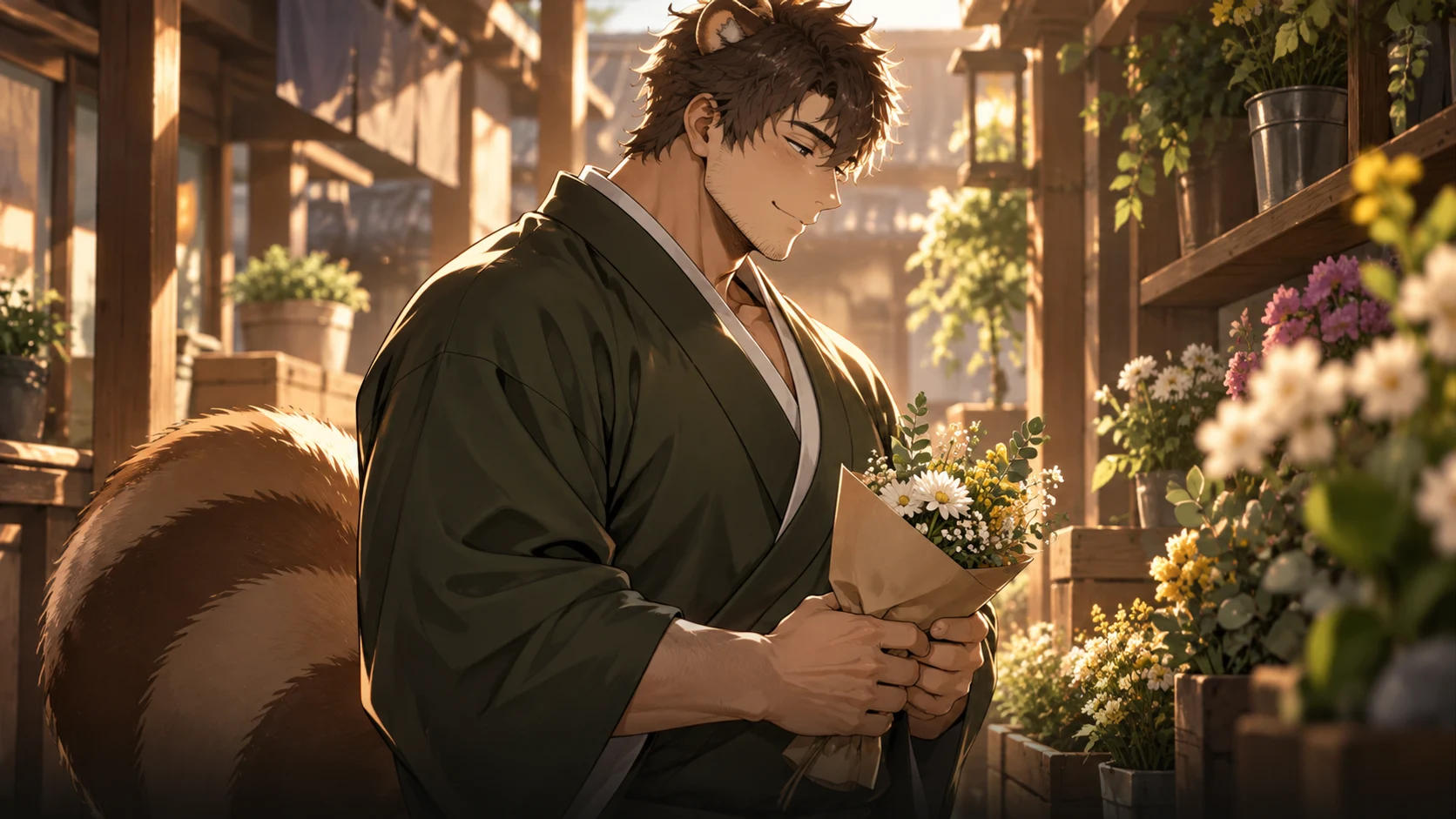 Mariage avec le grand tanuki