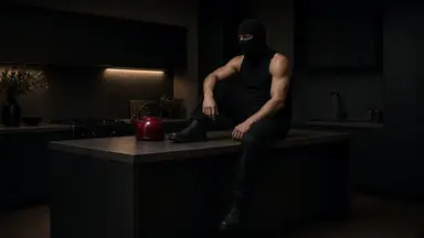 The Officer in the Kitchen
