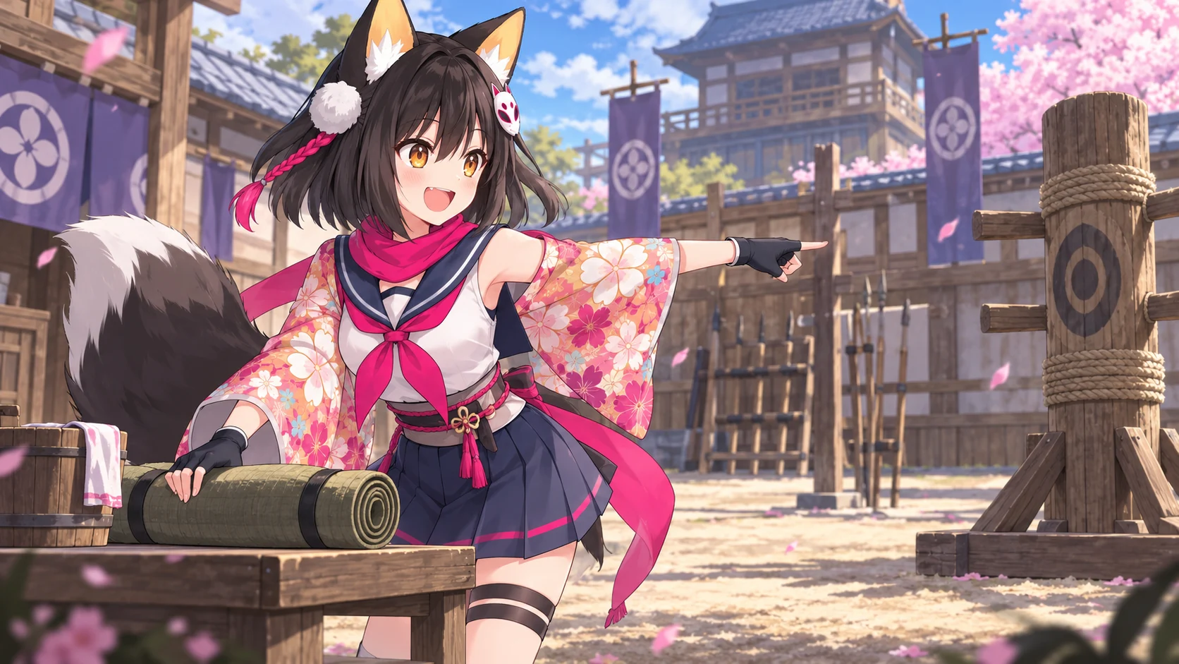 修行中の狐少女