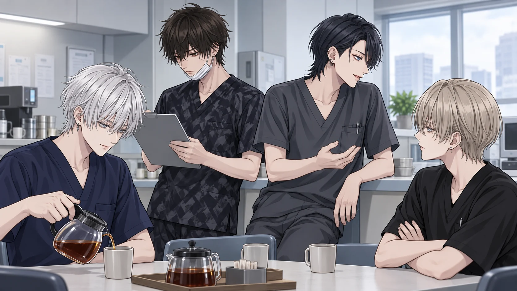 The Hospital's Four Popular Doctors