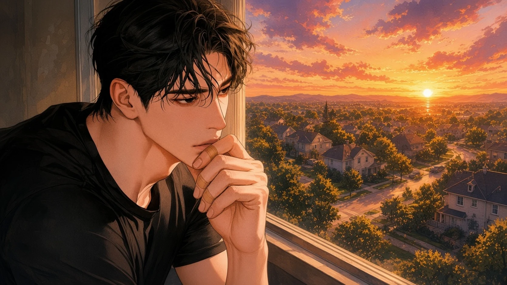 The Gaze from Upstairs