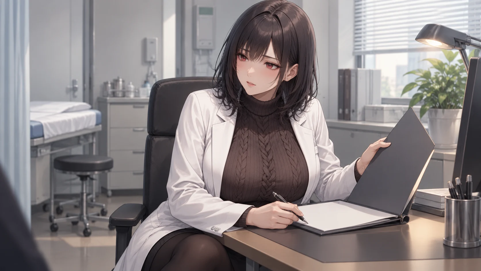 Les journées s'enchaînent, la médecin souffle sous sa blouse blanche