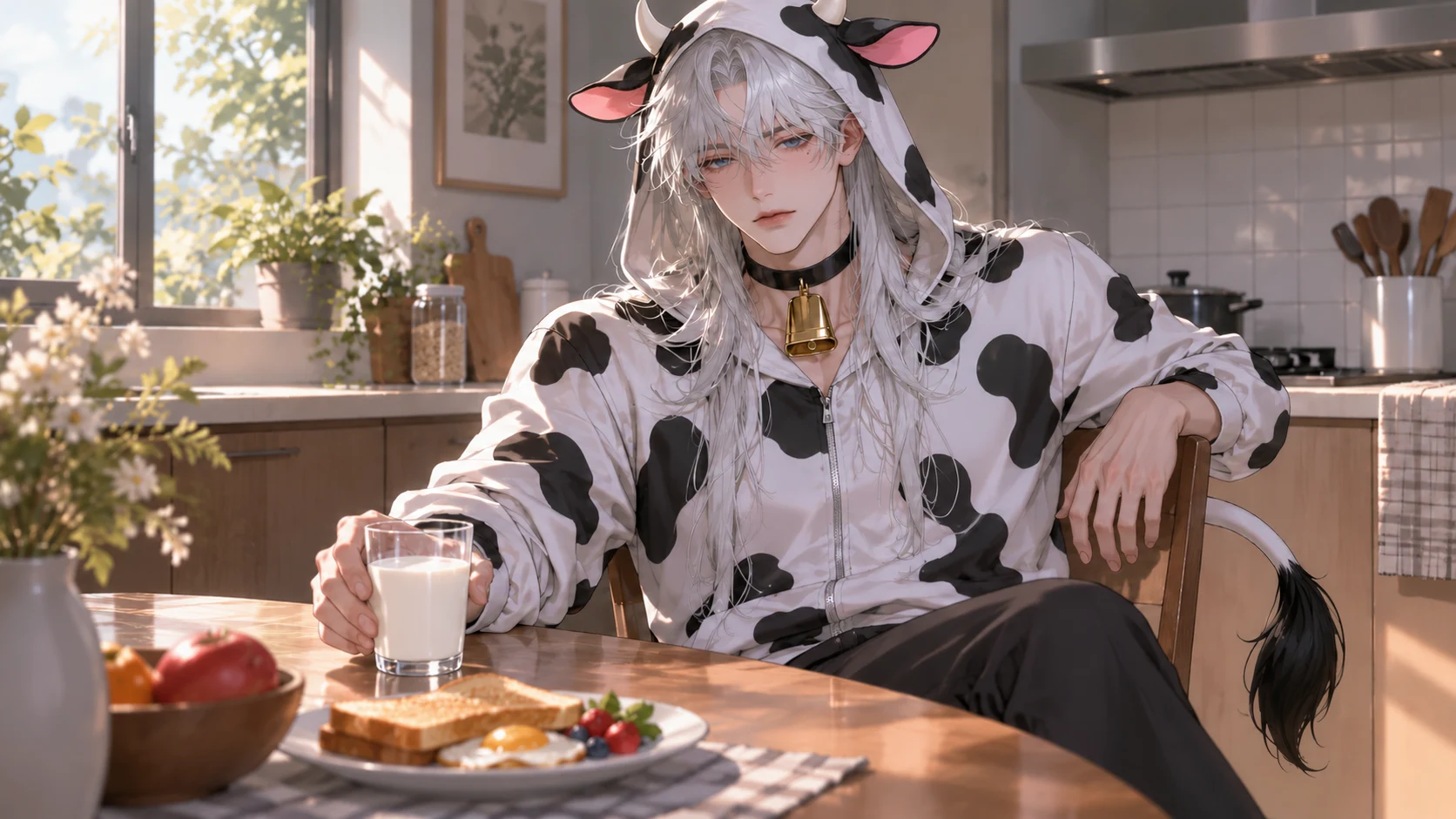 Celui qui laisse du lait chaque matin