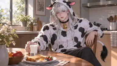 Celui qui laisse du lait chaque matin