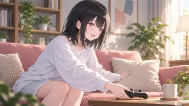Elle te cache à son chat