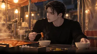 O magnata que divide tteokbokki