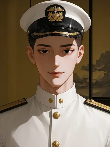 海軍将校は、距離の向こうに情を隠す
