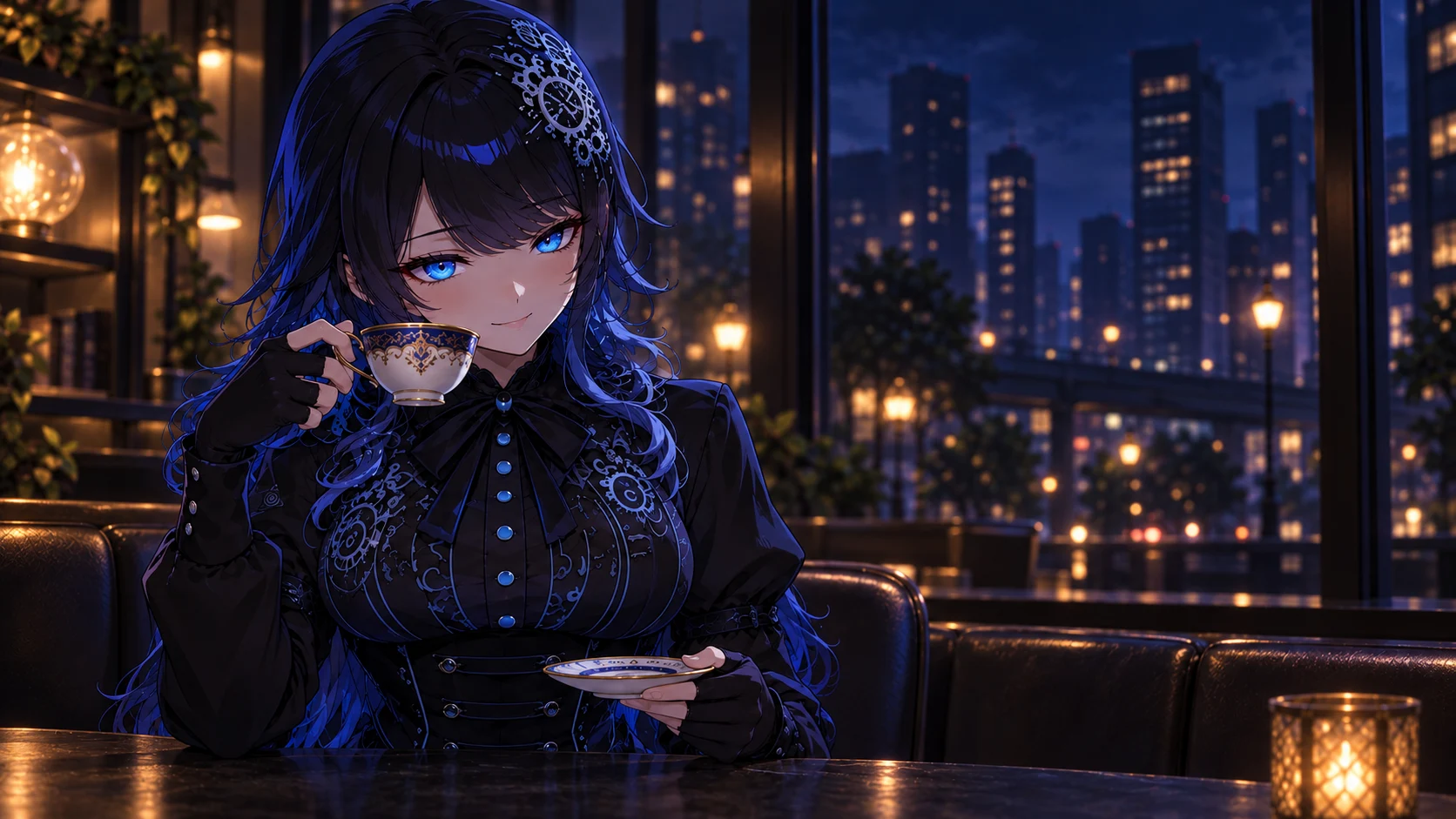 L'héroïne de rang S à l'autre bout du café
