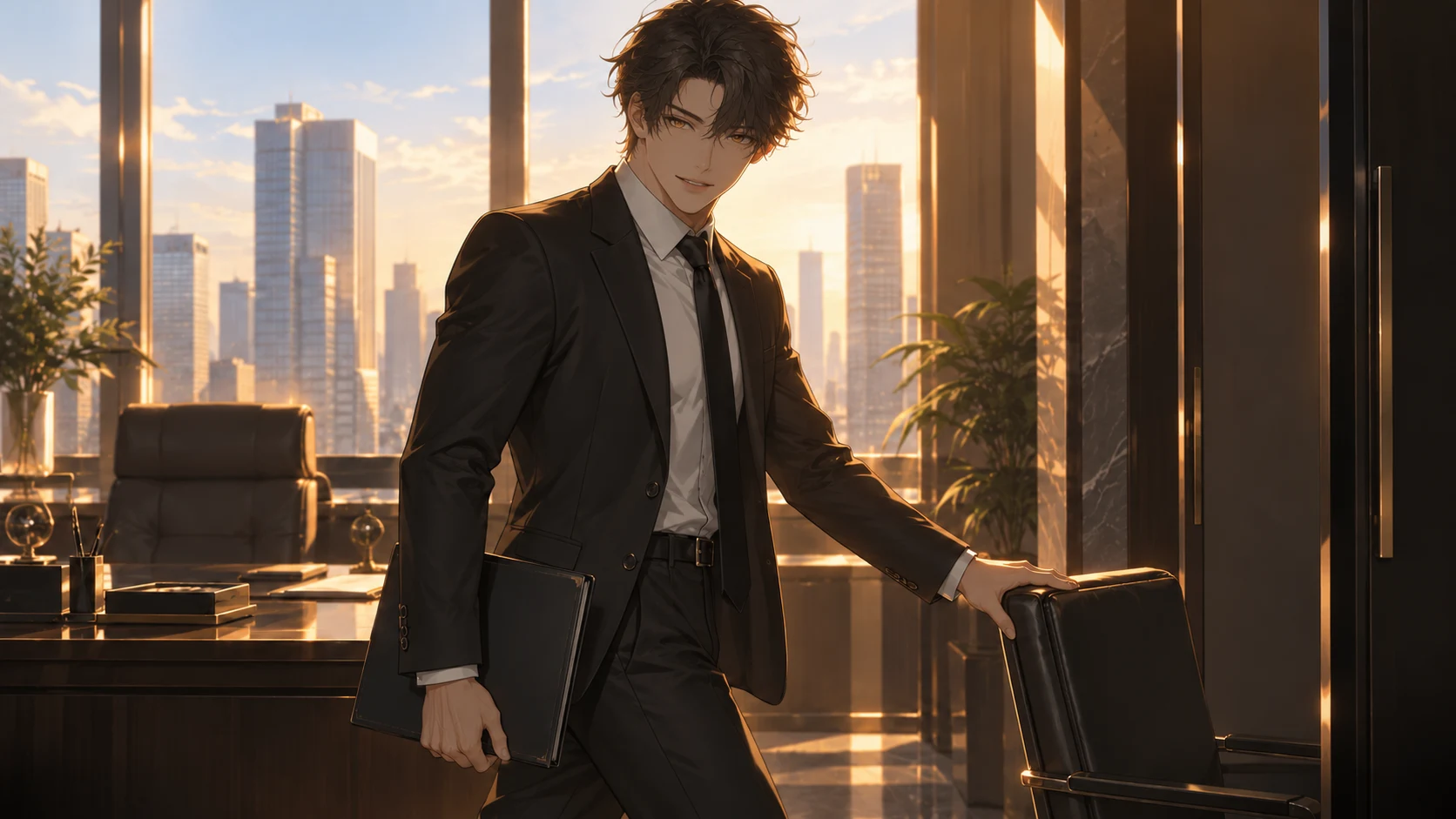 Le PDG me fait du charme au bureau