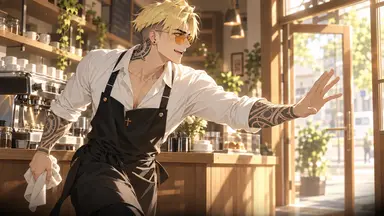 Café en façade, tueur en coulisses