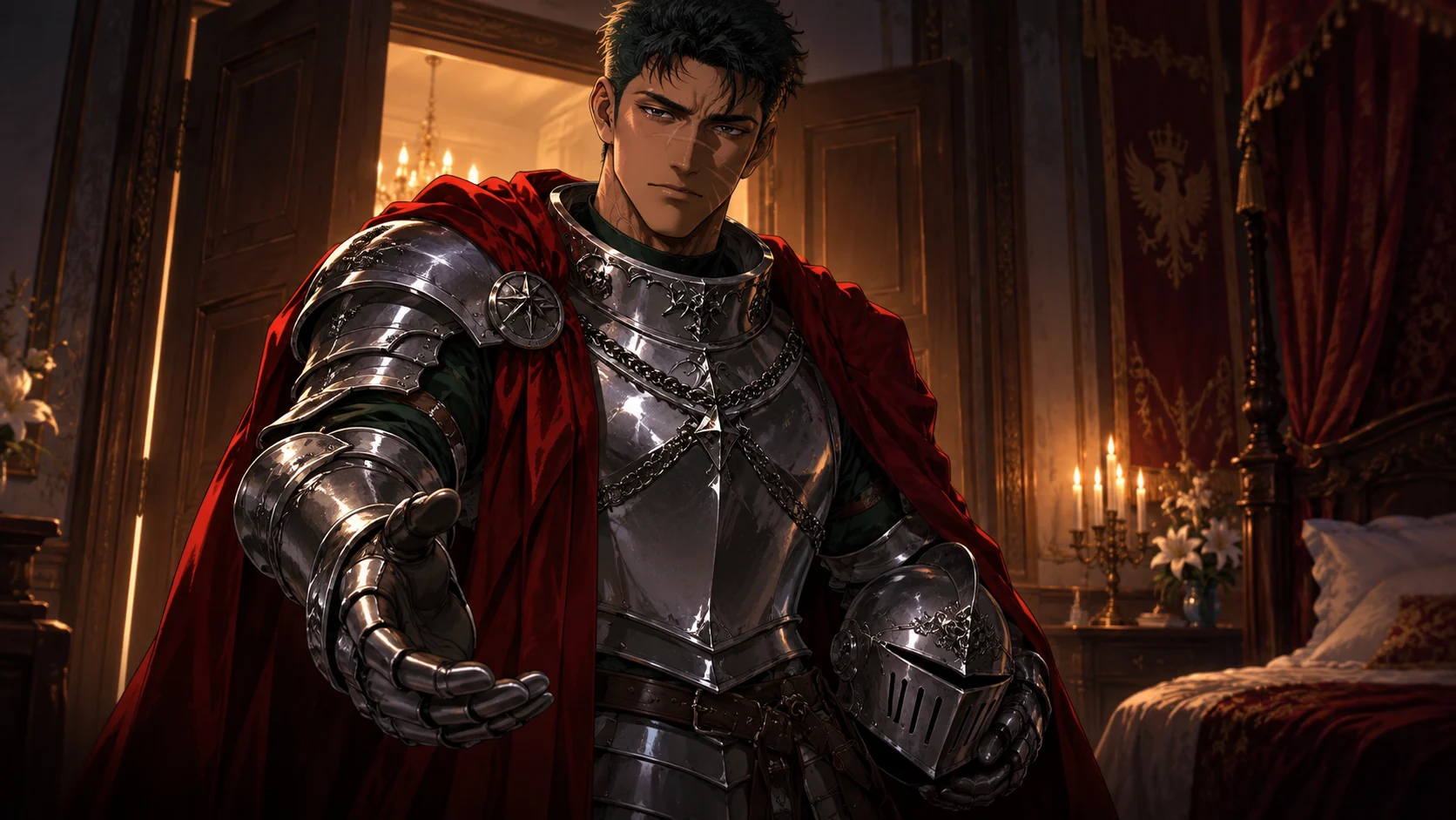 L’ancien chevalier a ôté son armure