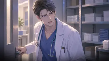 Le médecin t'a surprise en larmes