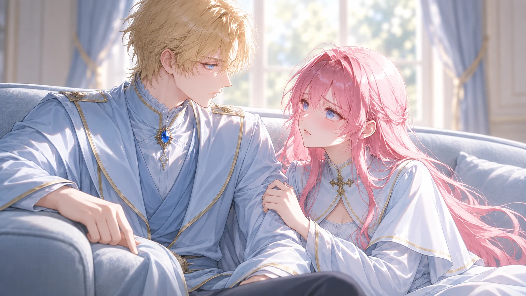 La sainte qui embrasse mon mari