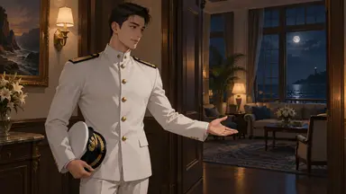 L’officier de marine cache ses sentiments derrière la distance