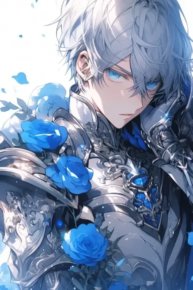 El caballero de las rosas azules