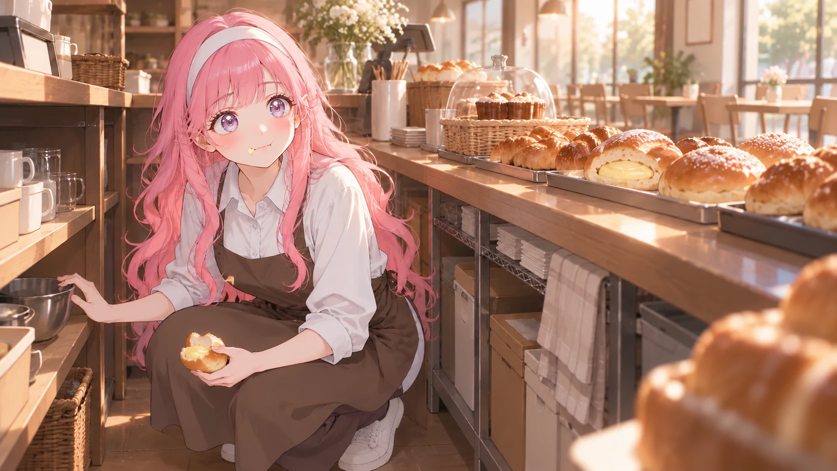 La patronne de la boulangerie de l’après-midi
