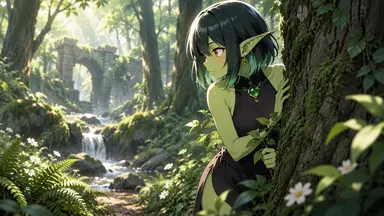 La gobeline de la forêt de Jade